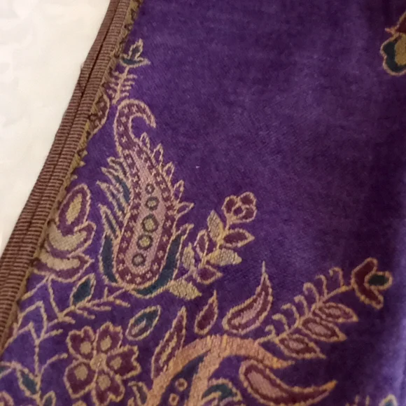 Purple Multi Pashmina, 26x64 (NWOT) - Picture 3 of 3